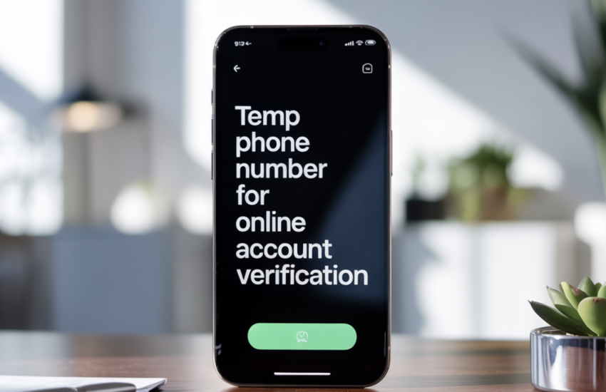 temp phone number for SMS verification